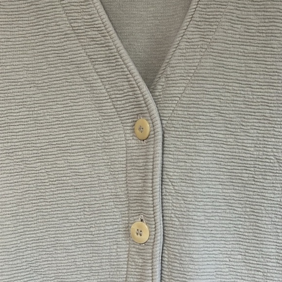 Vintage Textured cotton button down dress - Picture 3 of 6